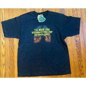 NWT Halloween Black T Shirt Men’s XL Prepare To Scare